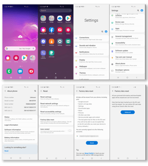Android Factory Settings